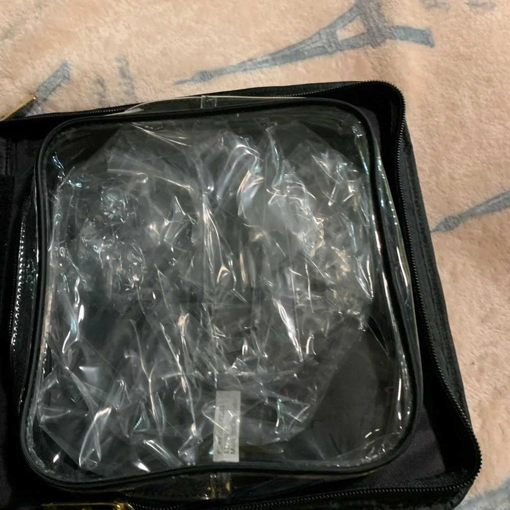Tartan and twine makeup case - Picture 2 of 3